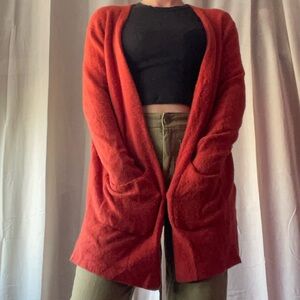 Madewell Women's Bold Red Cardigan